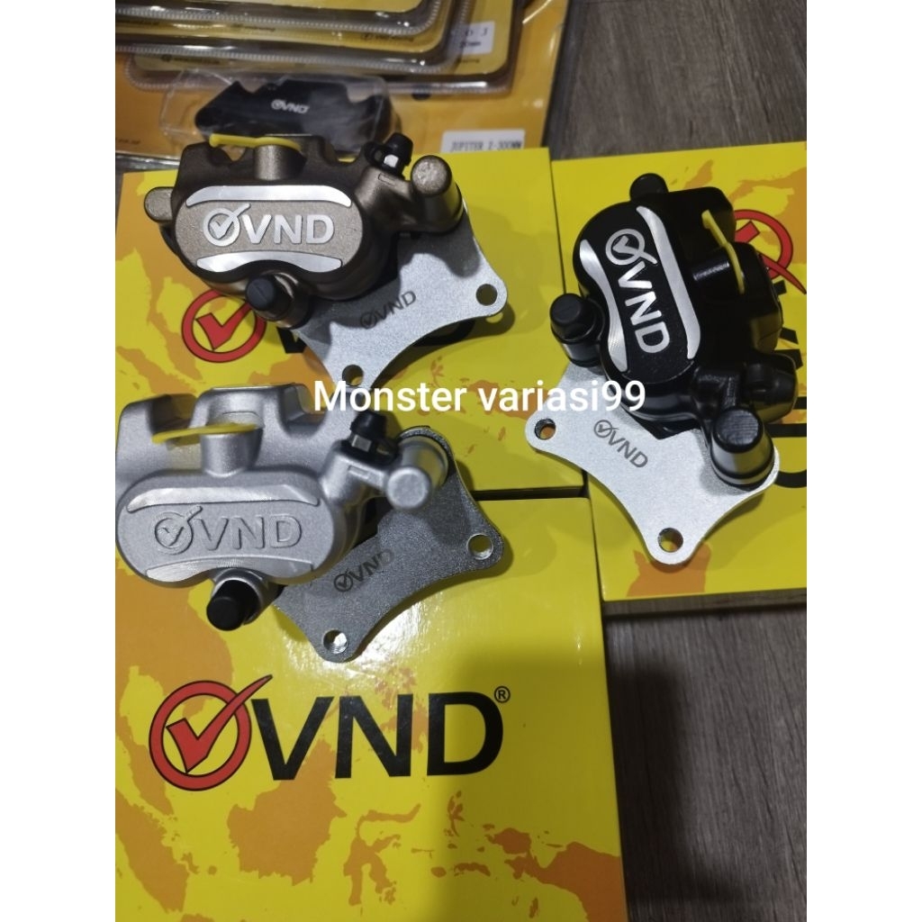 Kaliper depan 2 piston VND Ak 111 -Satria Fu /Satria 2tak /Ninja R /Ninja RR /GSX 150