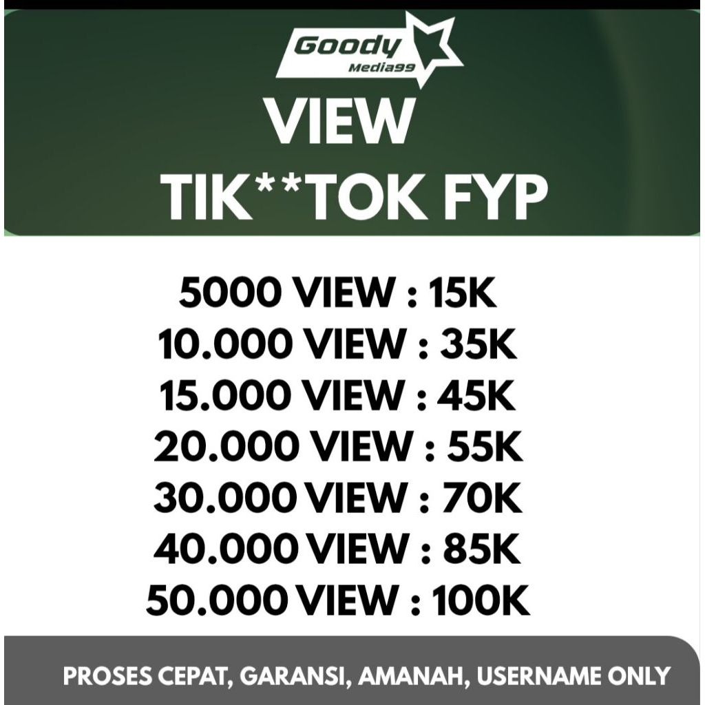 Follower Tiktok Permanen Murah