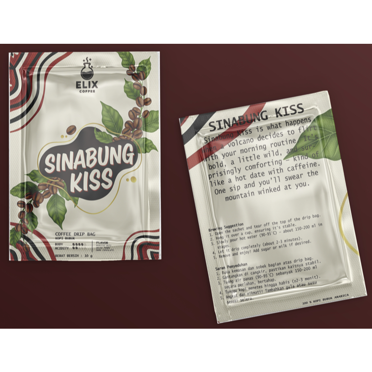 

Sinabung Kiss – Drip Bag Kopi Arabika Gunung 10gr, Rasa Bold & Praktis Diseduh
