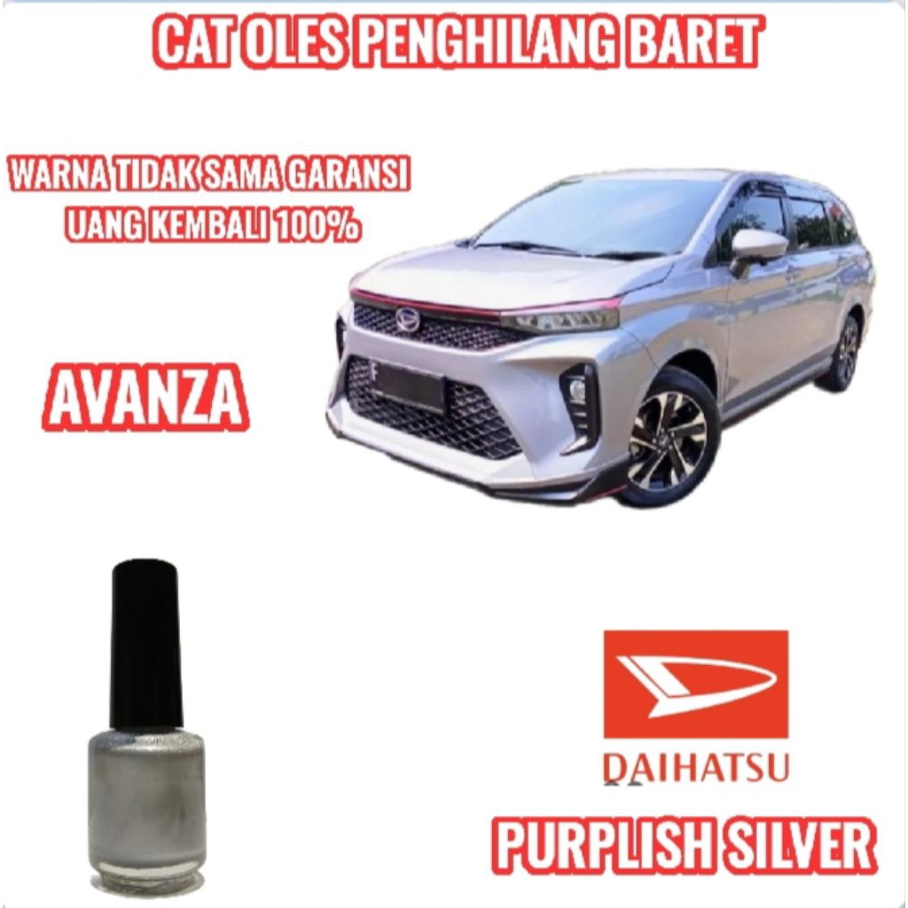 CAT OLES PENGHILANG BARET MOBIL DAIHATSU XENIA NEW PURPLISH SILVER TERMURAH