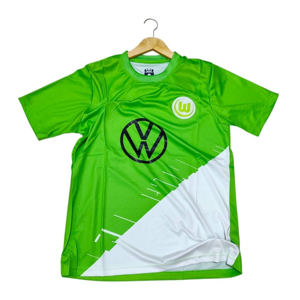 Jersey Wolfsburg Home New Season 2023 2024 Grade Ori Terbaru