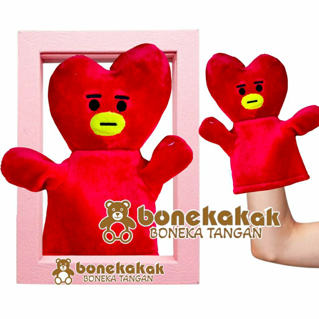 boneka tata bts bts21boneka tangan / handpuppet / boneka dongeng mainan anak boneka karakter unik un