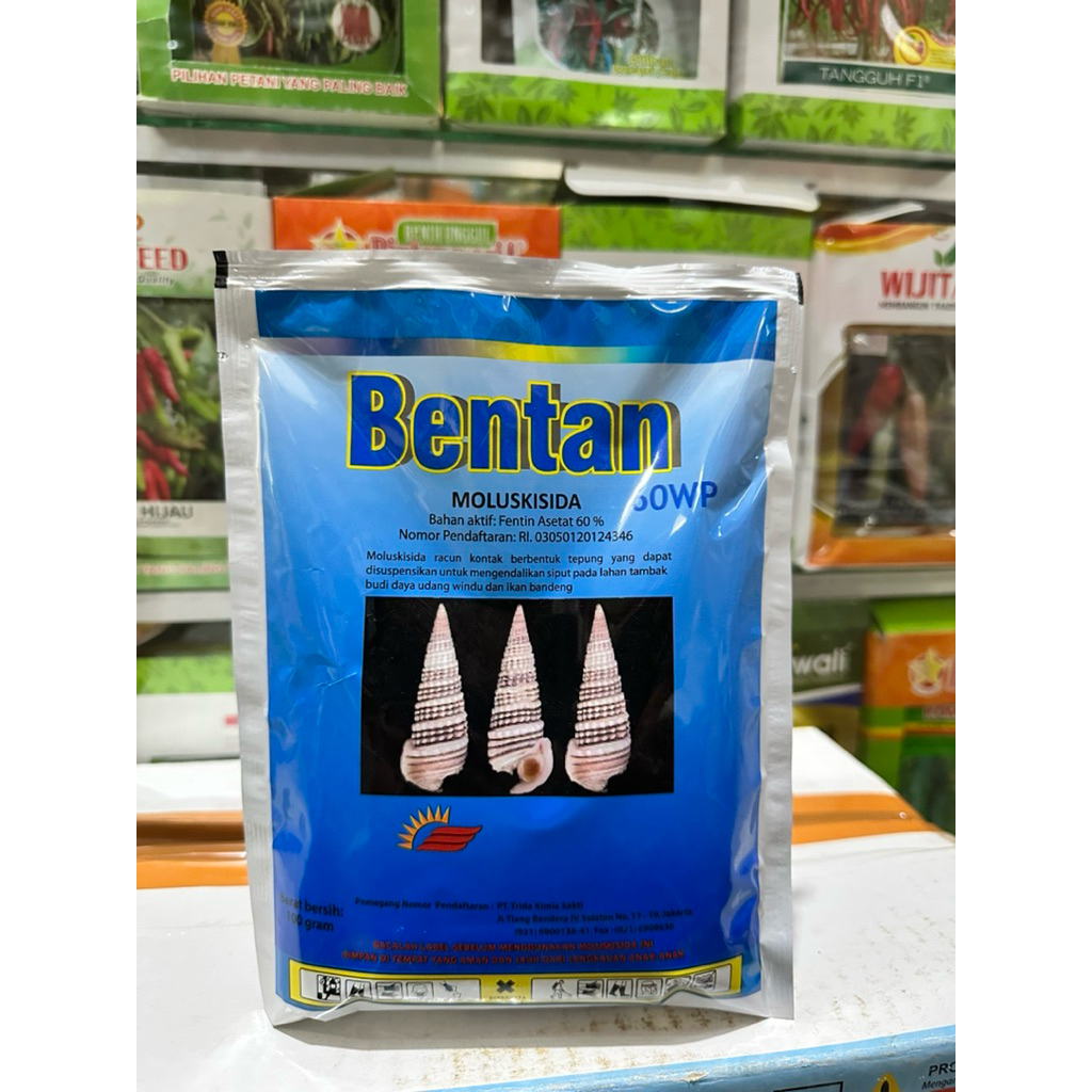 RACUN KEONG BENTAN 60WP 100gram - Moluskisida Bentan 100gram