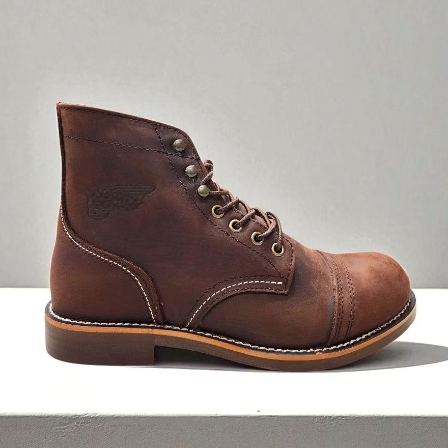 Sepatu Boots 8111 Wild Crazy Horse Leather