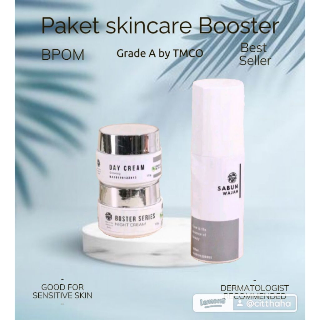 PAKET SKINCARE BOOSTER BPOM - BPOM Skincare Grade A by TMCO