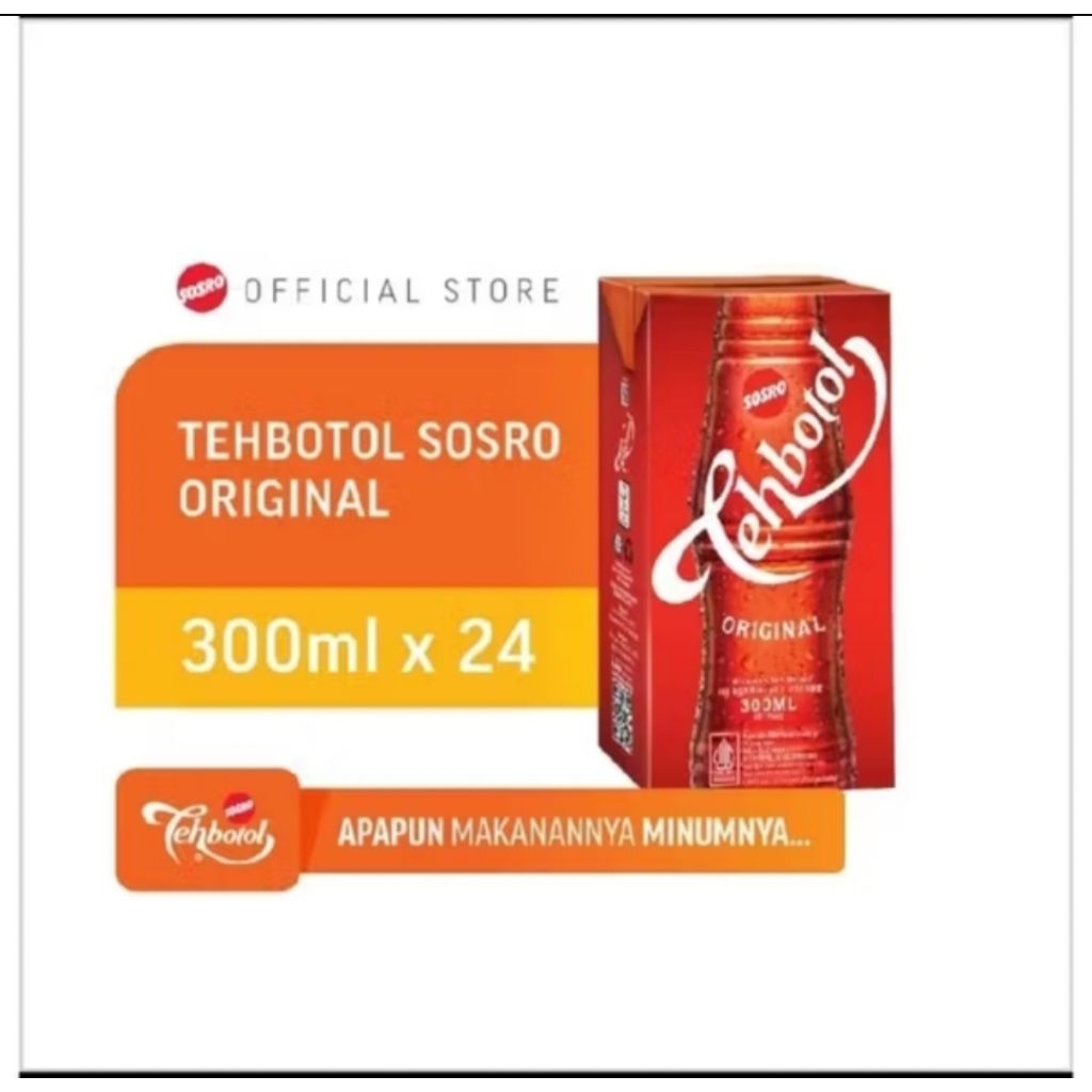 

Teh Botol Sosro 300ml (1 Karton isi 24pcs)