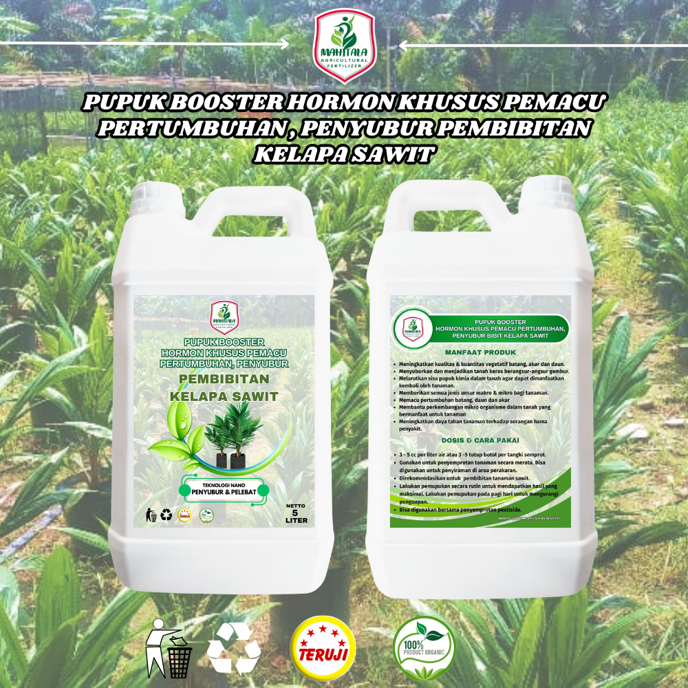 Shopritz Pupuk Pelebat Daun Batang Penyubur Akar Bibit Sawit Pupuk Kecambah Sawit Pupuk Bibit Sawit