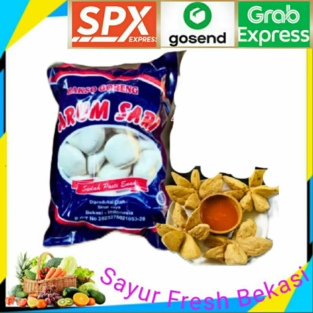 

Bakso/Baso Goreng Arum Sari isi 25 (Asli).