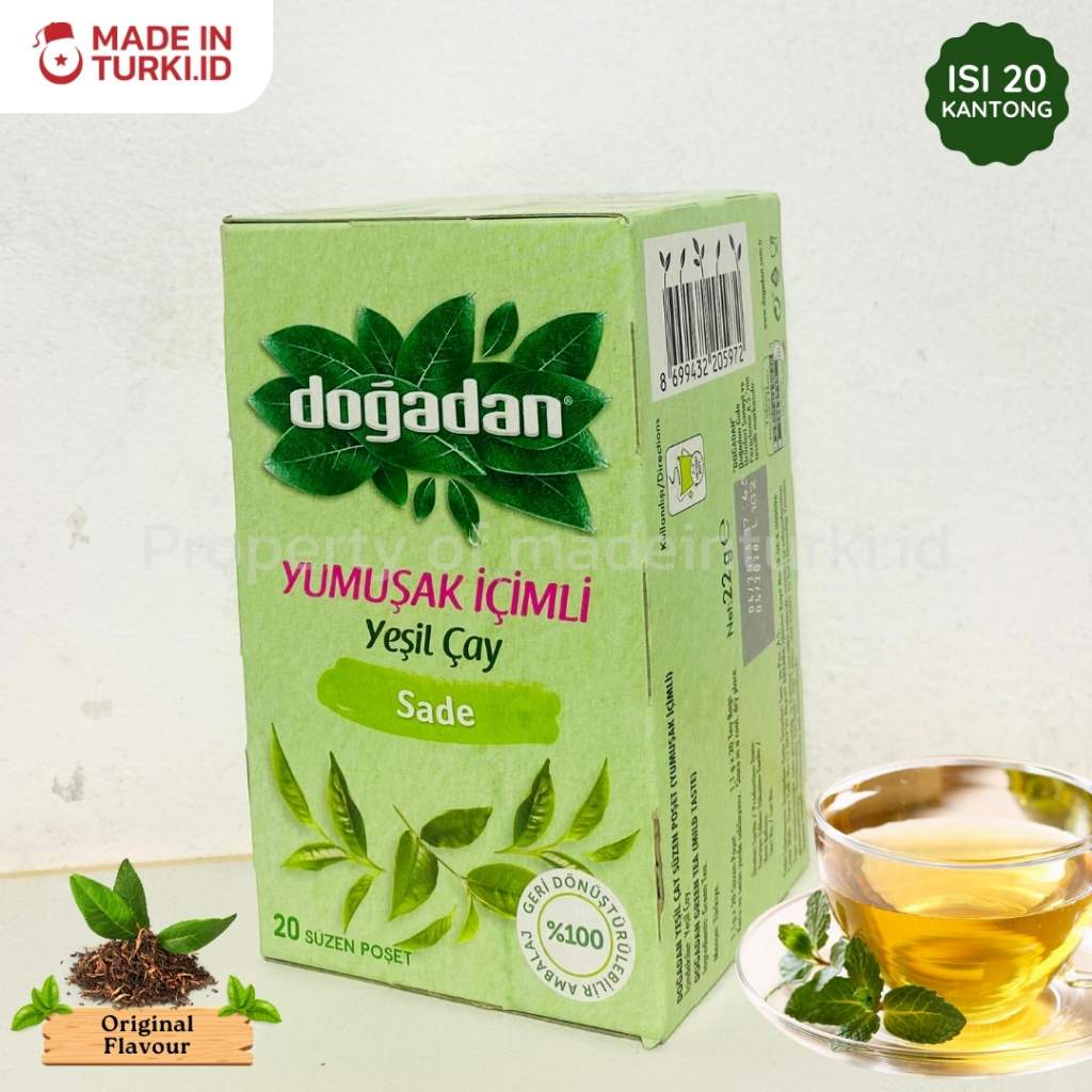 

Dogadan Yumusak Icimli Yesil Cay 20 Tea Bags – Teh Hijau Sehat Turki Asli Turki 100% Original madeinturki.id