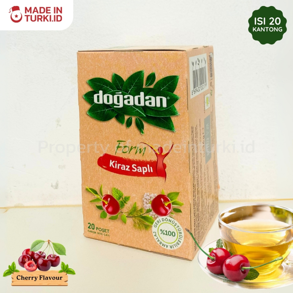 

Dogadan Form Kiraz Sapli 20 Tea Bags – Teh Sehat Turki Buah Cerry Asli Turki 100% Original madeinturki.id