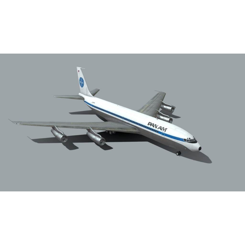 boeing-707 Airplane 3d Files
