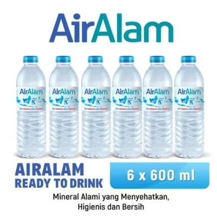 

AirAlam Ready To Drink 600 ml isi 6 botol