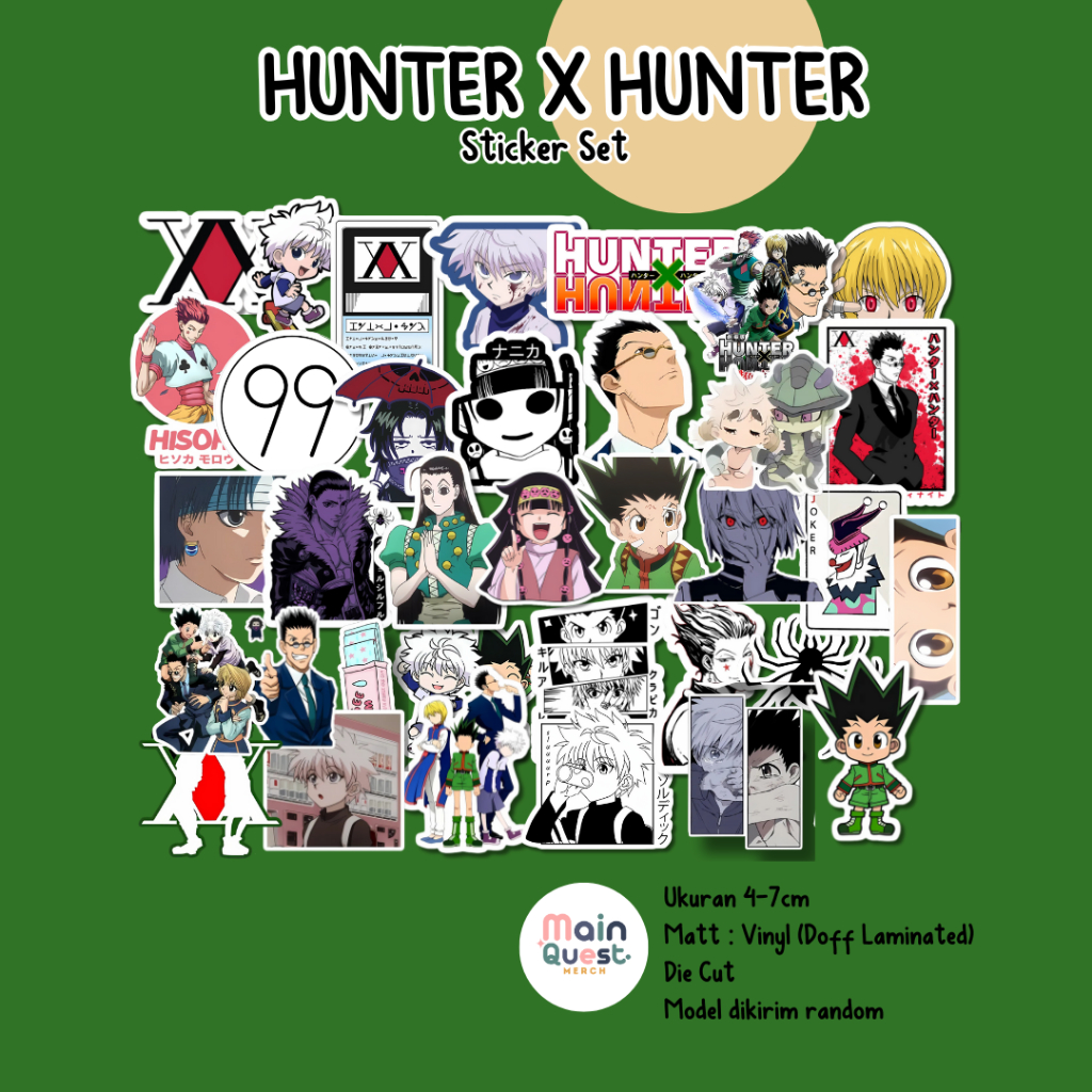 

Sticker Hunter x Hunter | Sticker Anime | Sticker Aesthetic / Sticker Tumblr / Sticker Laptop / Sticker Anti Air / Sticker Vinyl / Sticker Die Cut / Sticker Kpop / Sticker Cute