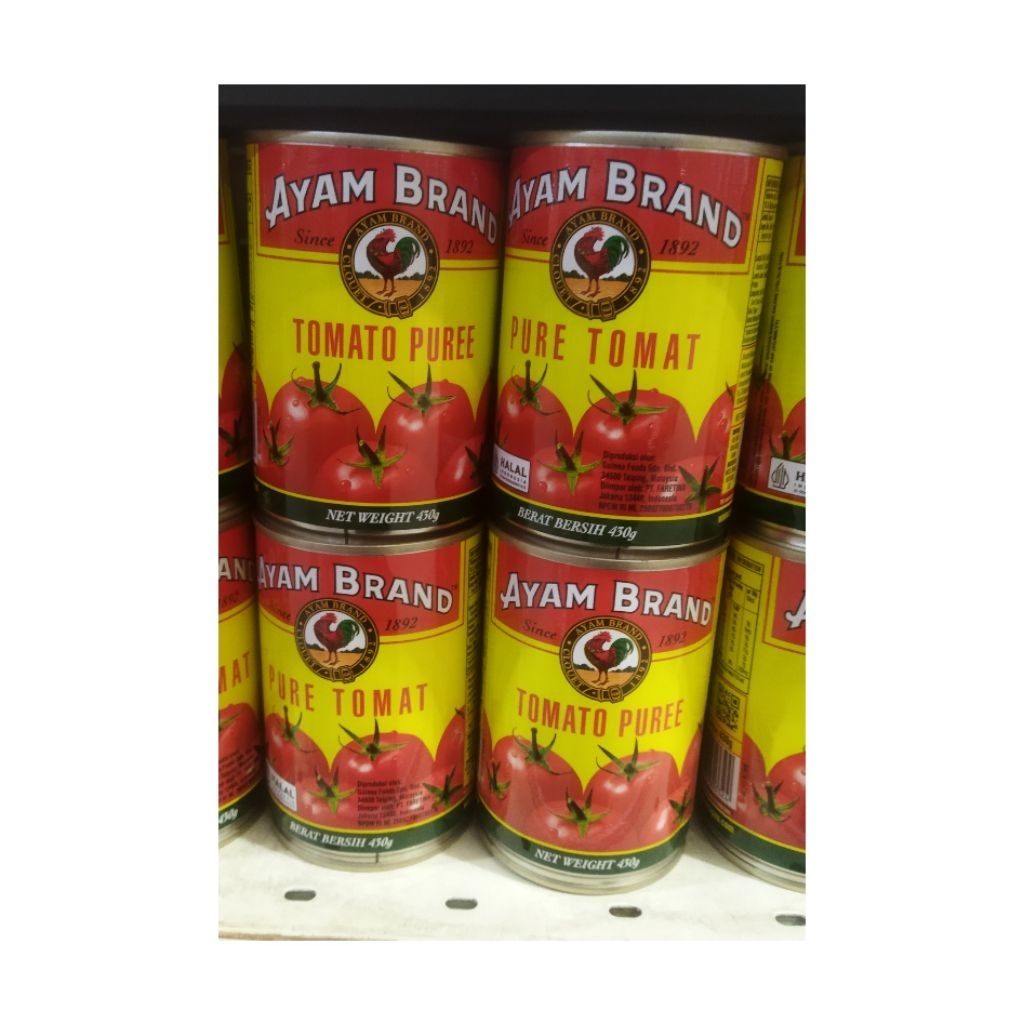 

AYAM BRAND TOMATO PURE 430GR ISI 2 PCS