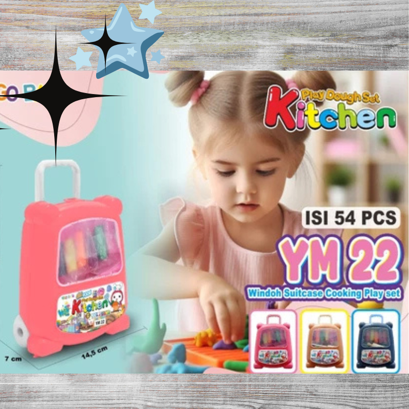 Mainan Anak  Edukatif Cetakan Clay Koper dan Ember Mainan Cetakan Playdoh Lilin Plastisin