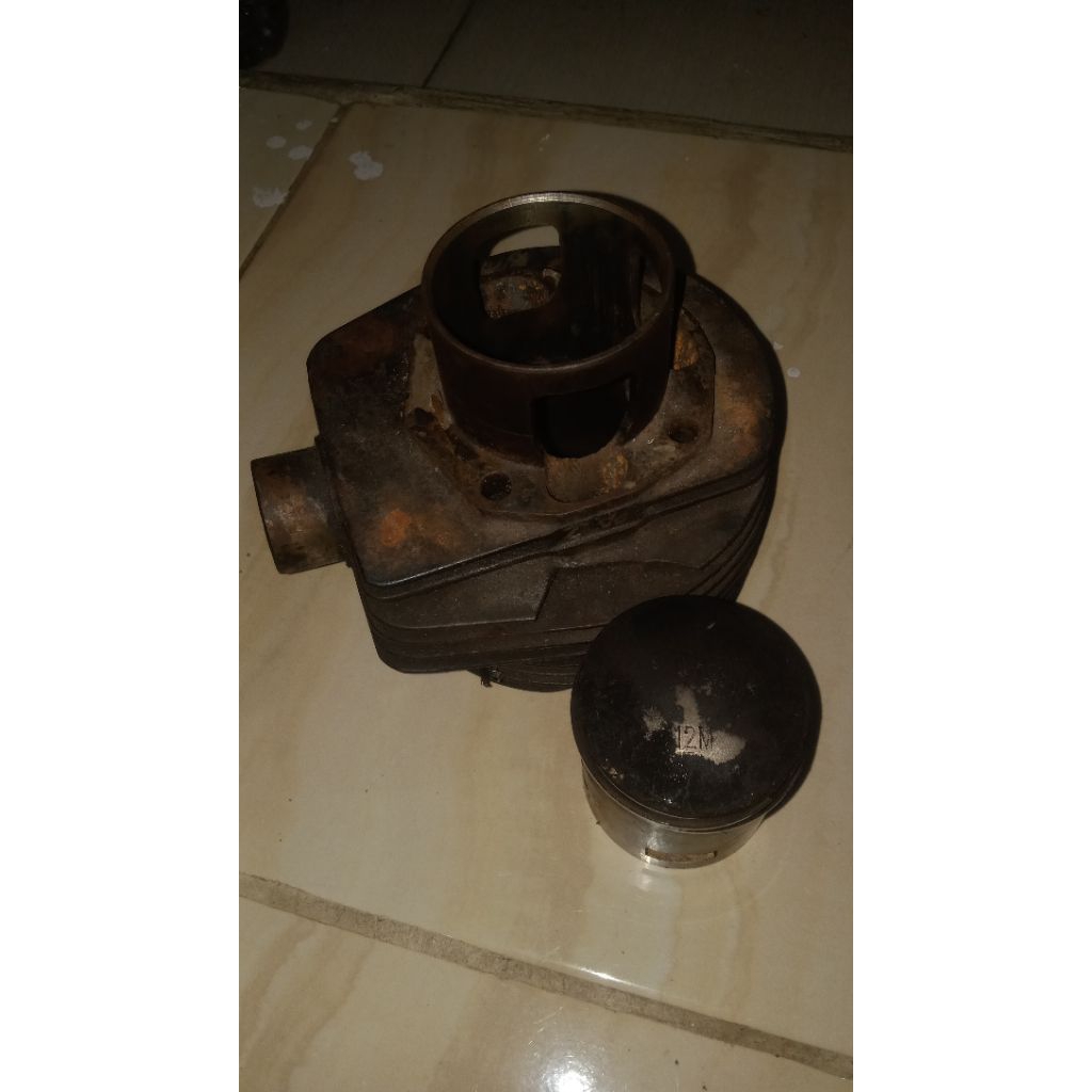 Blok Vespa Merk PA Seher 12M Belom Puringan