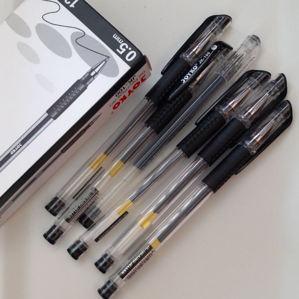 

Pulpen gel JOYKO JK-100 0,5mm (1 BIJI)
