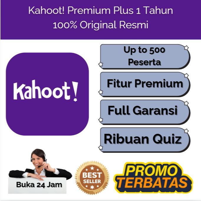 Kahoot Premium 1 Tahun Bergaransi