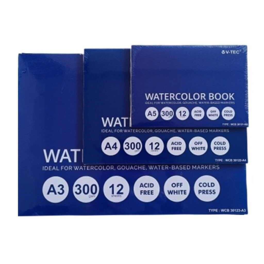 

Watercolor Book 300gsm
