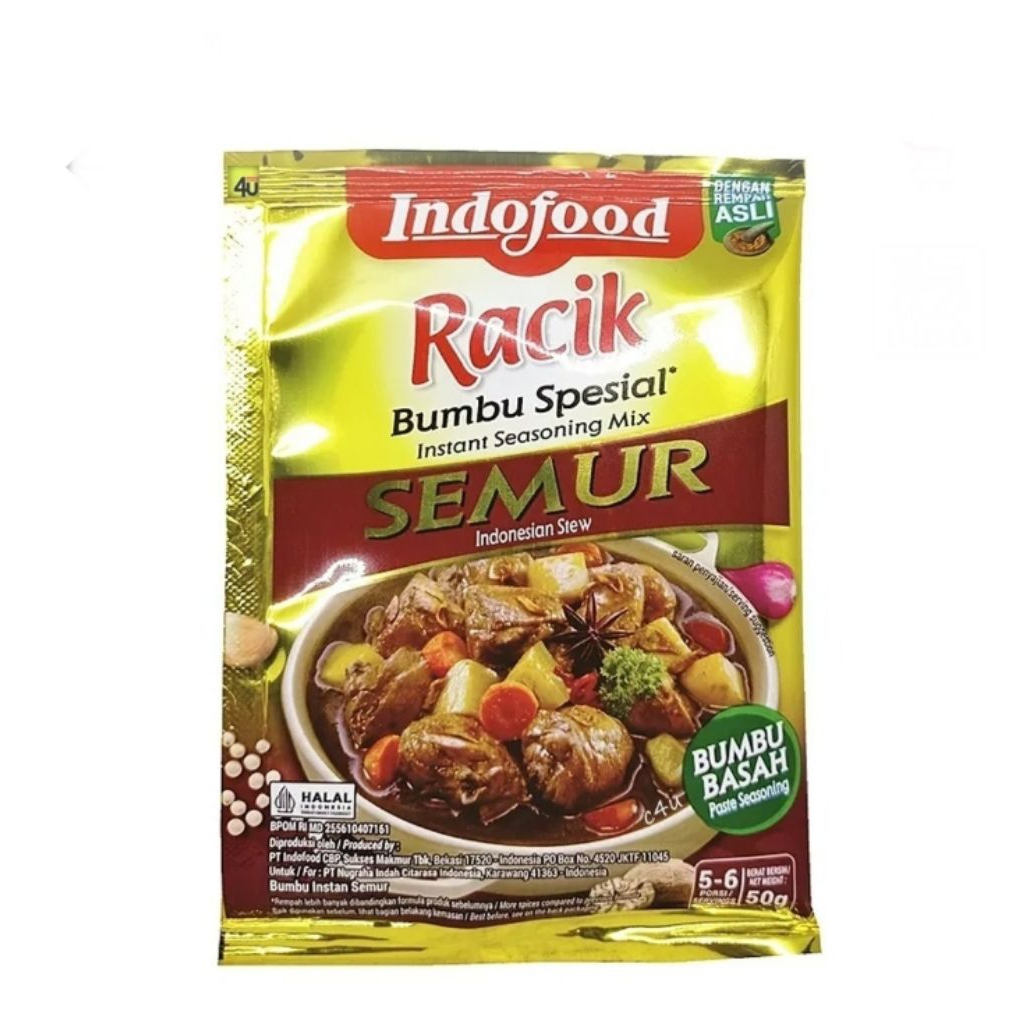 

Indofood racik bumbu special semur pack 50 gram
