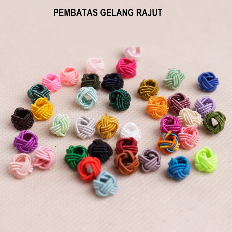Pembatas Gelang Rajut / Stopper Rajut Harga/10pc