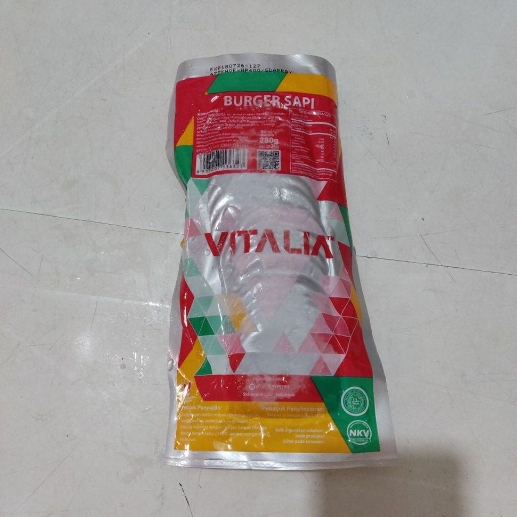 

Vitalia Burger Sapi isi 20 280gr