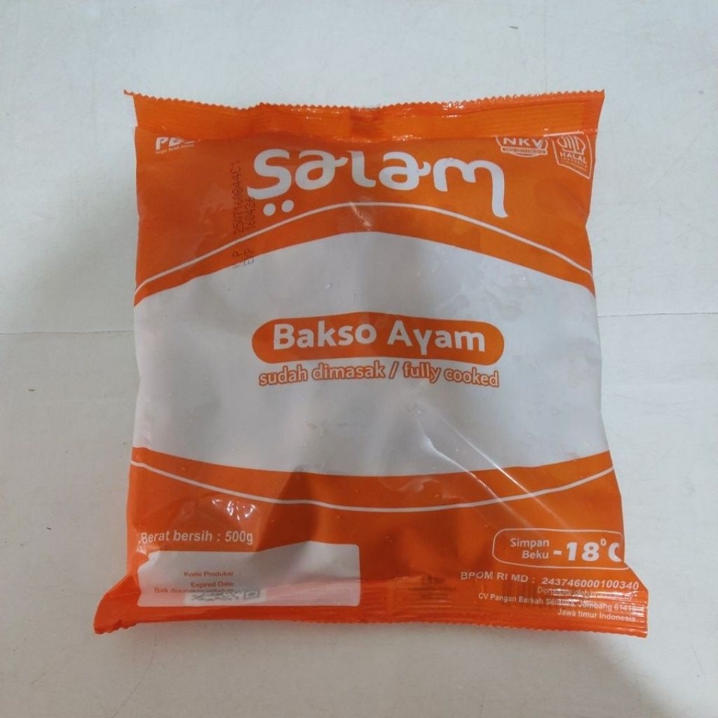 

Salam Bakso ayam, sapi, ayam kerikil 500gr
