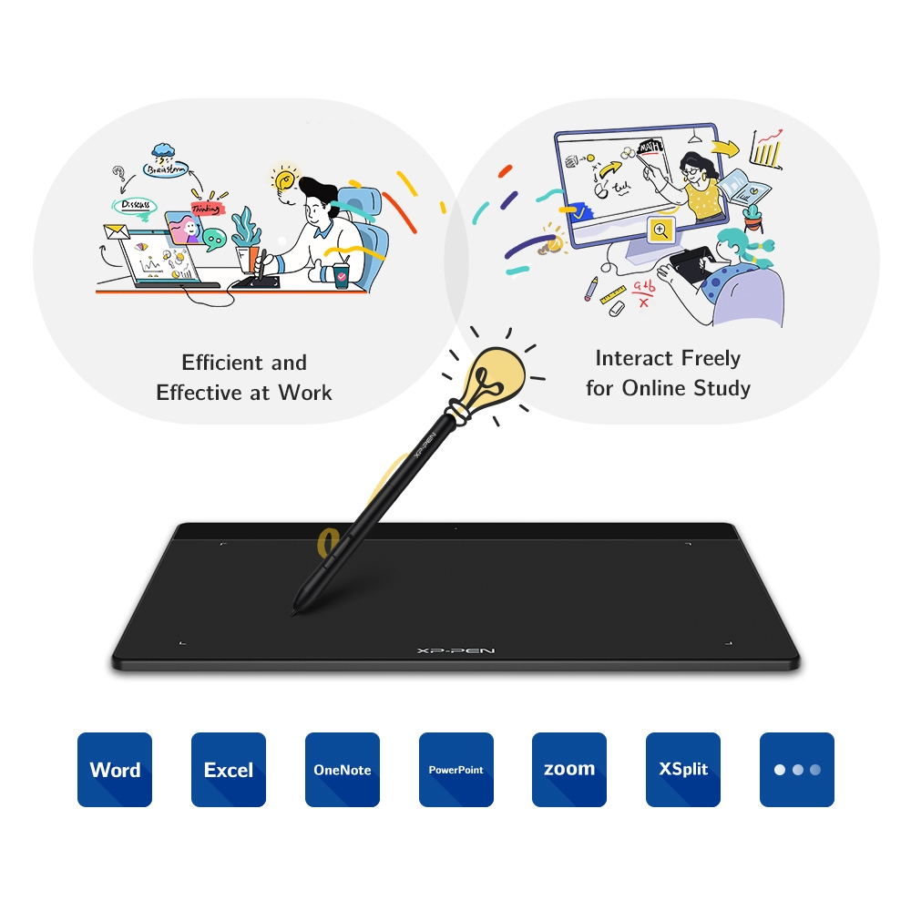 TERBARU XPPEN DECO FUN DIGITAL GRAPHIC DRAWING TABLET PEN TABLET SUPPORT ANDROID FOR DRAWING & OSU &