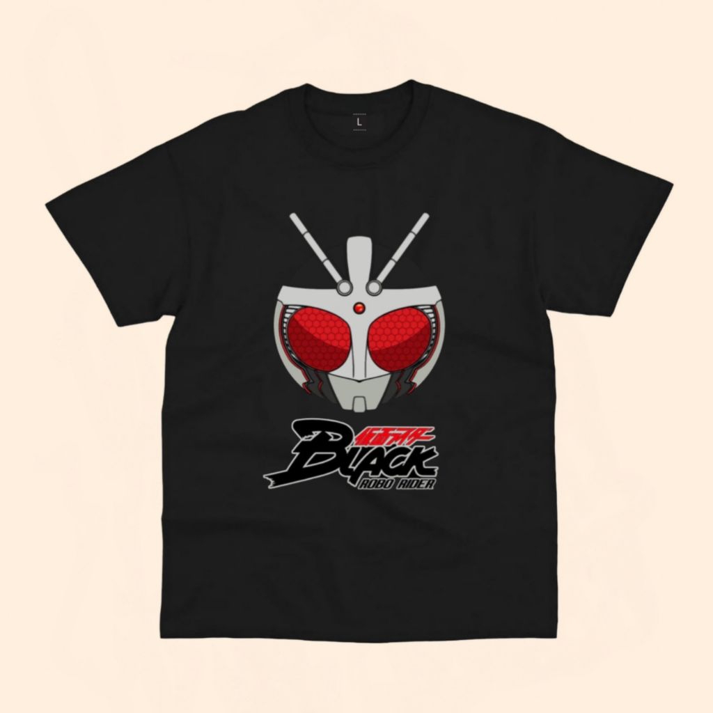 Kaos anak ksatria baja Hitam RX bio free nama
