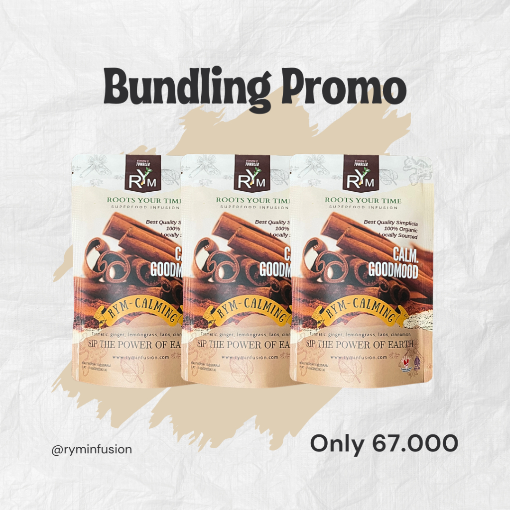 

[PAKET 2 CALMING] RYM INFUSION CALMING | Superfood Infusion | KAYUMANIS |Teh Celup Rimpang | JSR Instan | Teh Kunyit Sere Jahe Lengkuas kayumanis