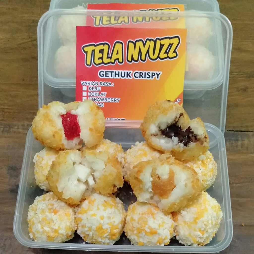 

BERLY'S GETHUK CRISPY Original Coklat Lumer isi 12pcs Frozen Siap Goreng - Kheiza Frozen