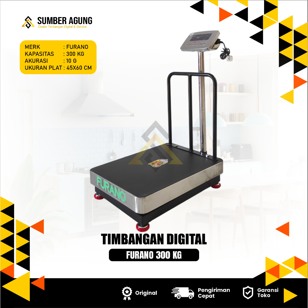 TIMBANGAN BARANG FURANO 45x60 300KG