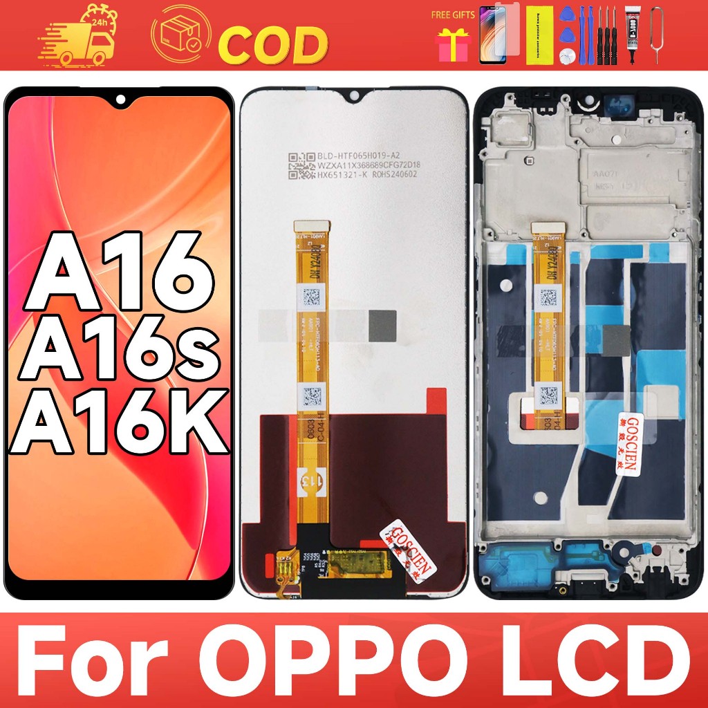 LCD Original for OPPO A16 A16S / Oppo A16K FULLSET Touchscreen ORI