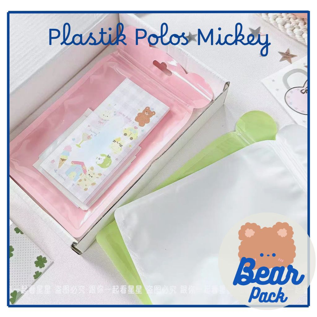 

Bear Pack - Plastik Mickey [ISI 50 & 100] UK. 11,5 x 20 CM