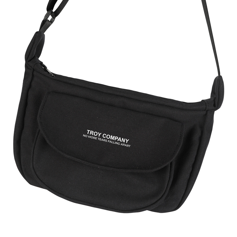 Troy Company Sling Bag Black No Tears - Tas Selepang Slingbag Hitam SB 3258