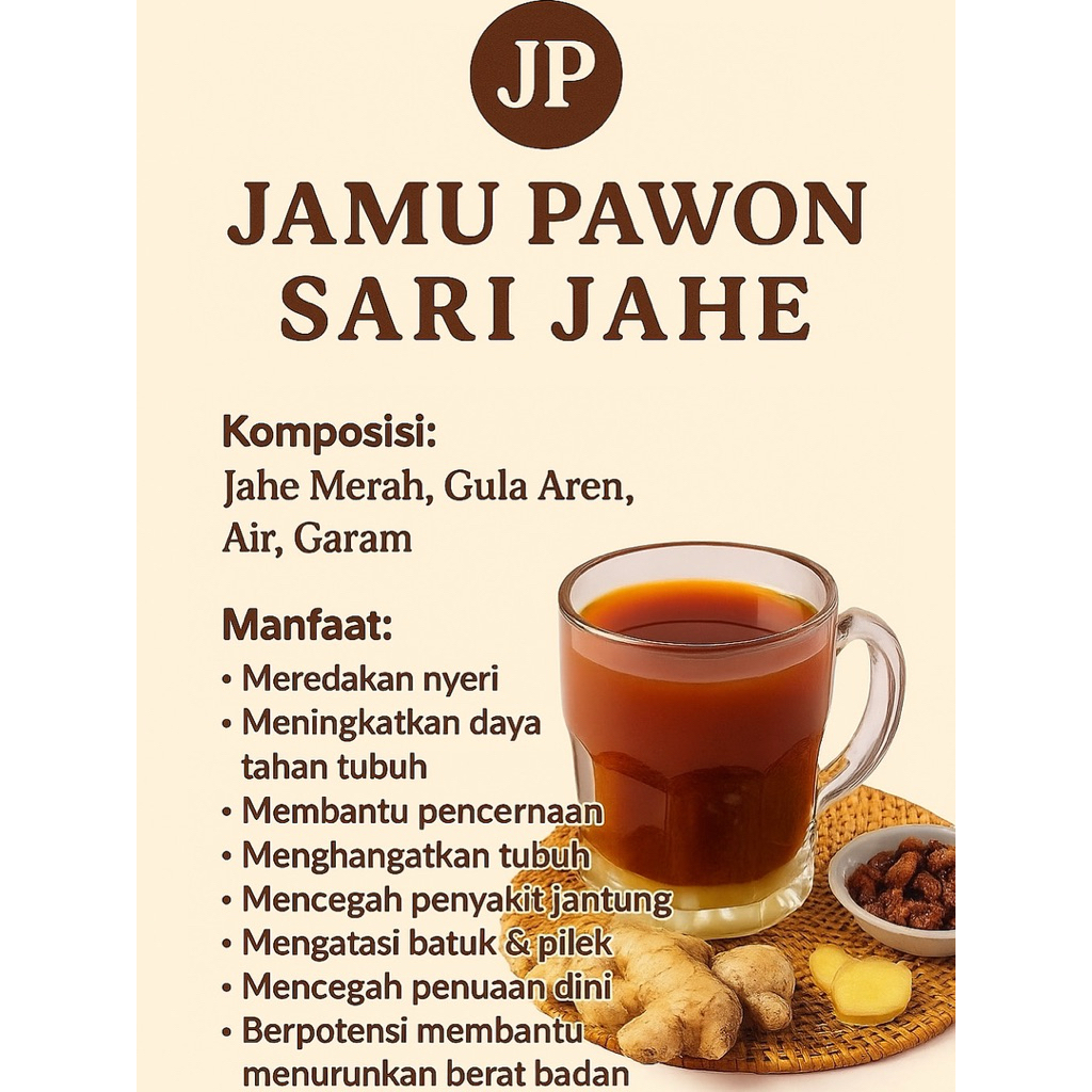 

Jamu Pawon-SARI JAHE