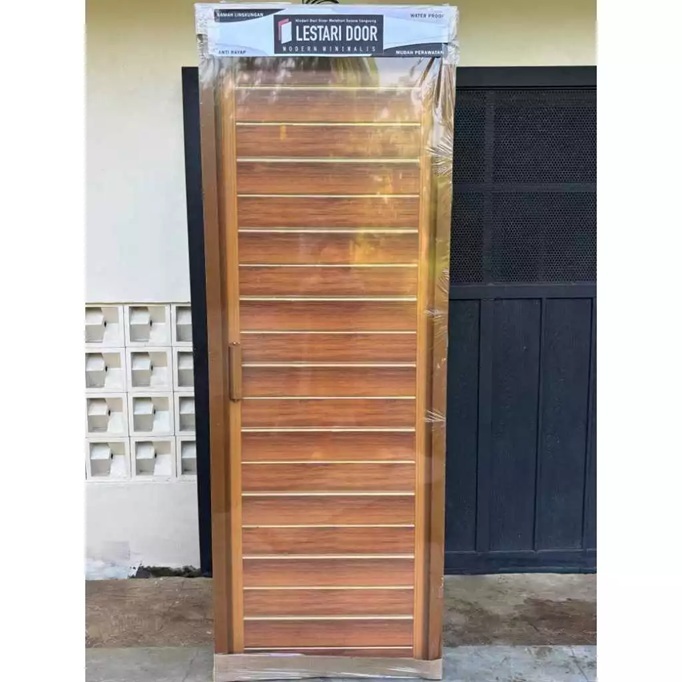 PLF - Pintu PVC kamar mandi / PINTU PVC MURAH BAHAN PLAVON PVC MOTIF