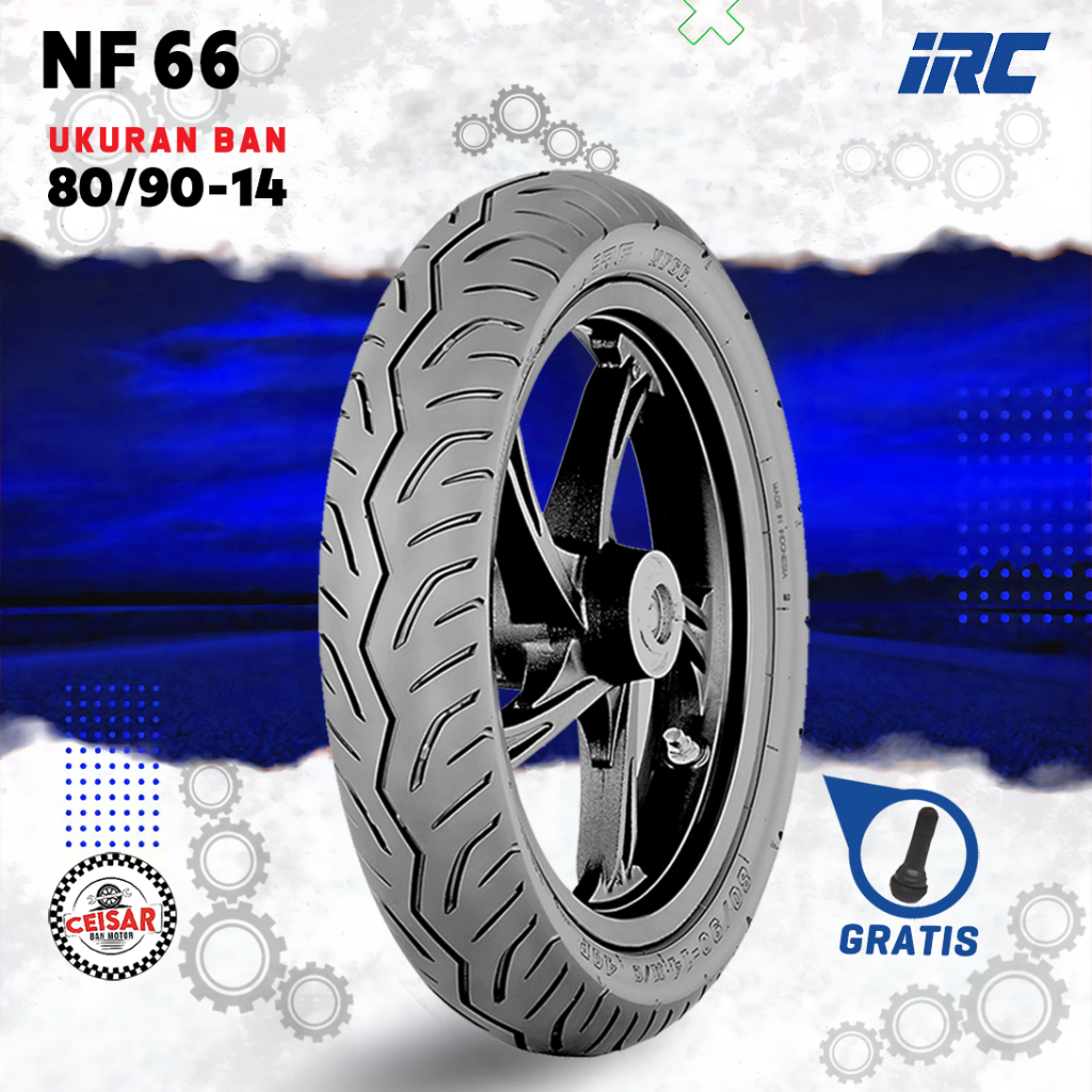 Ban Motor Matic IRC NF66 80/90 Ring 14 Tubeless
