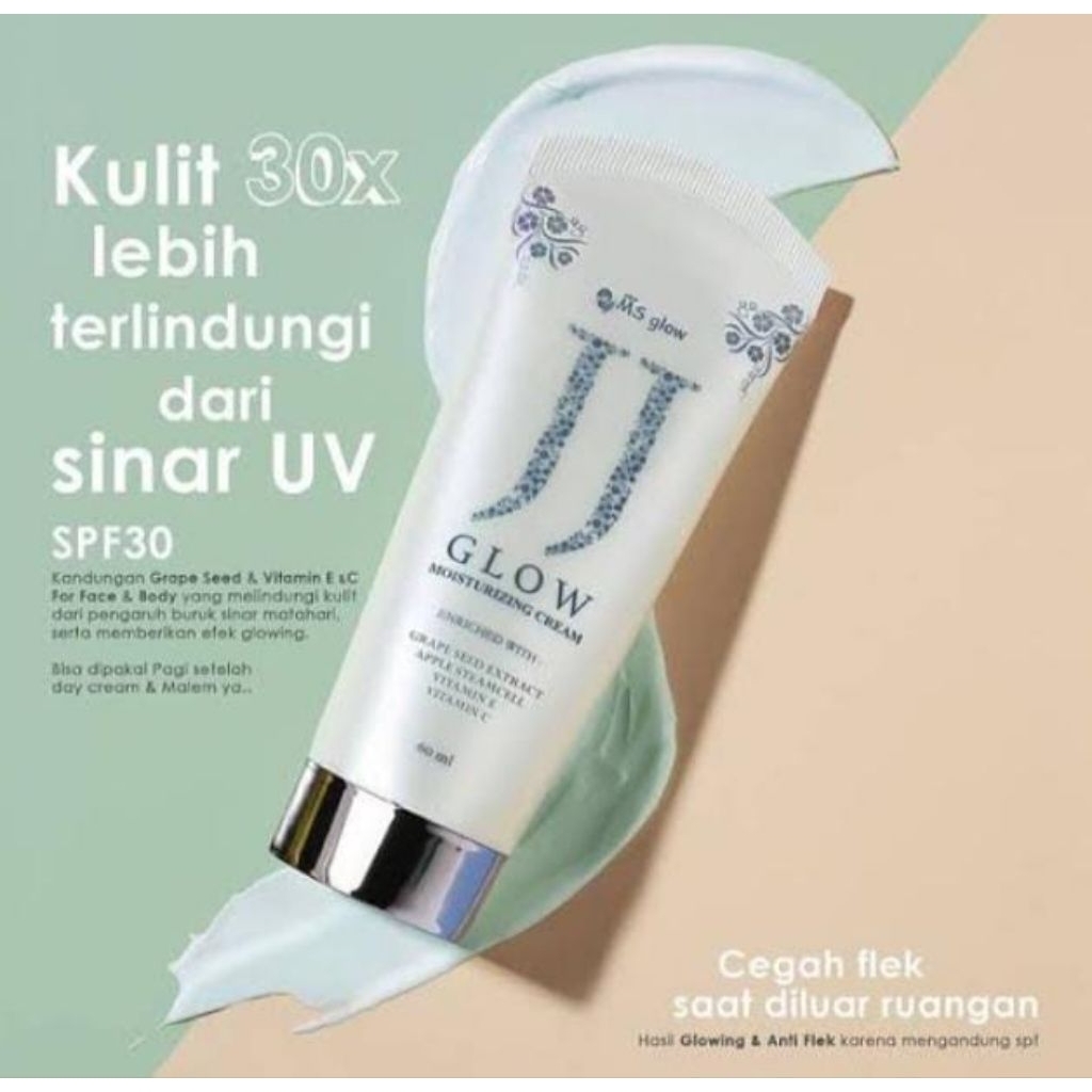 JJ GLOW SUNSCREEN MS GLOW ||SPF 50 DAN SPF 30 UKURAN BESAR KECIL