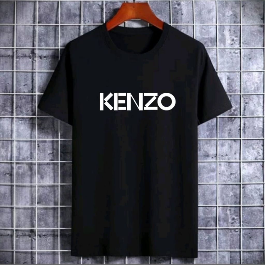 Kaos Distro Pria Lengan Pendek KENZO Baju Oblong Pria Kaos T-shirt Atasan Dewasa Bahan Katun