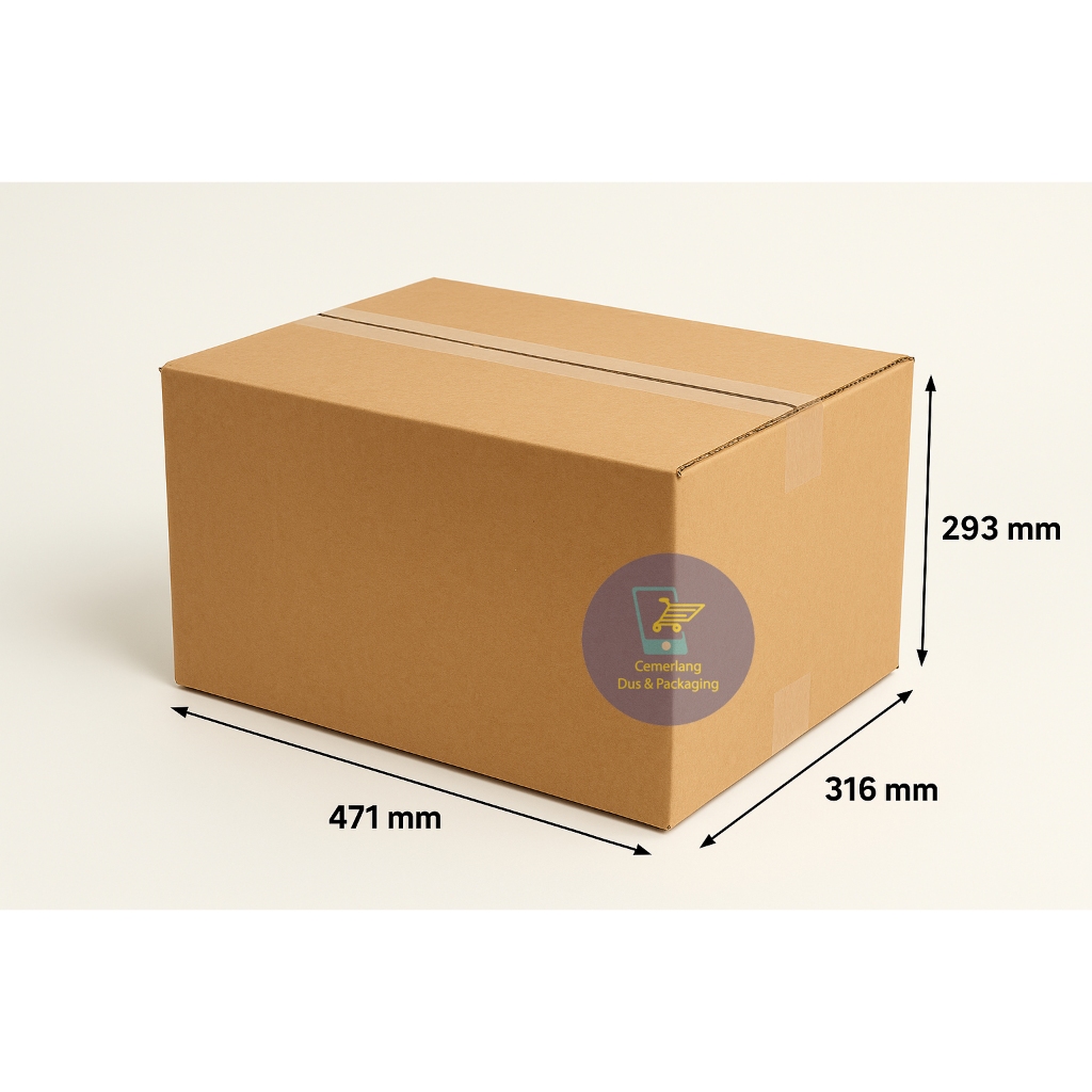 

DUS KARTON 471 x 316 x 293 mm Custom Cetak Logo