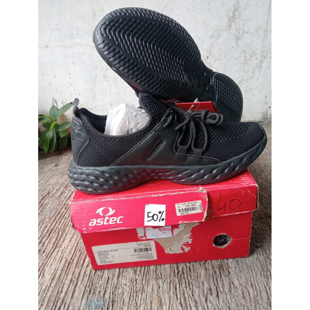 sepatu runing astec arnold original obral minus