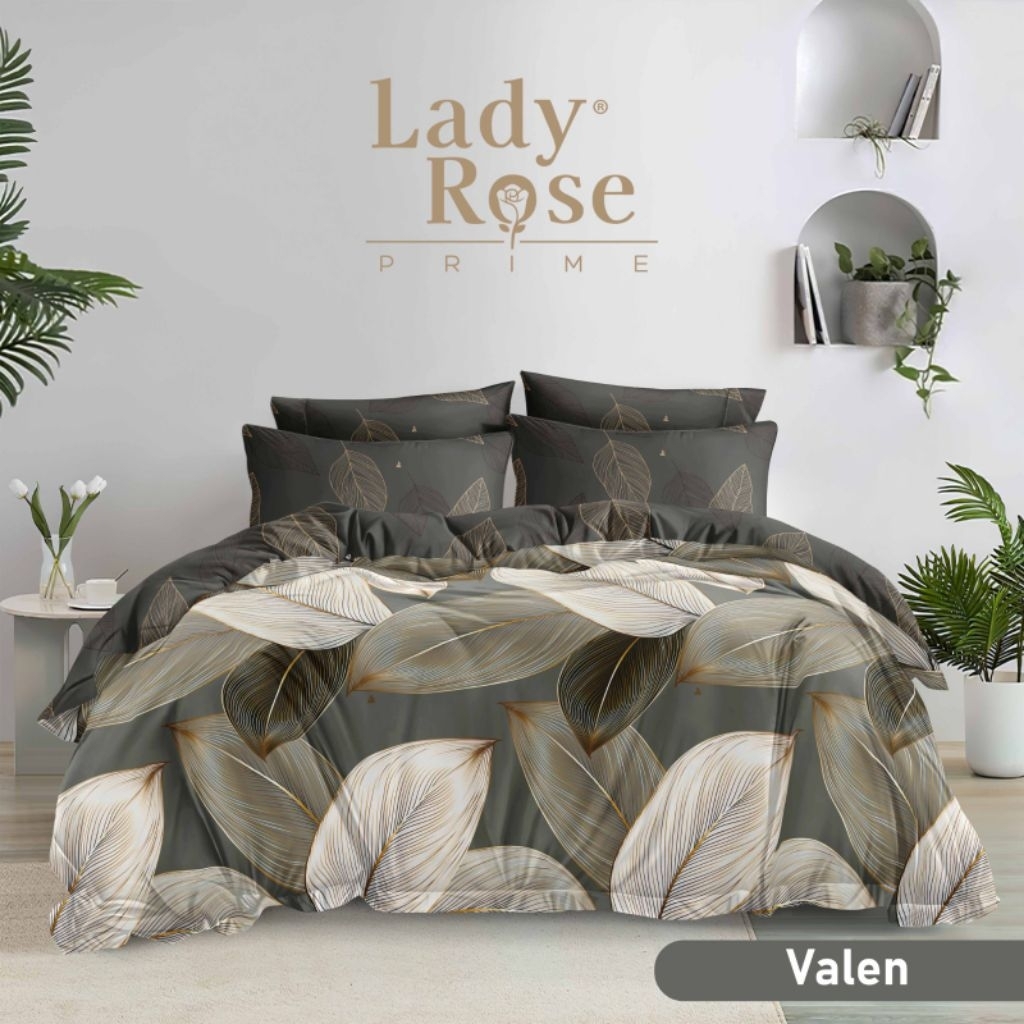 LADY ROSE - Bedcover Set Lady Rose 160x200 & 180x200 Tinggi 30cm Motif Terlaris