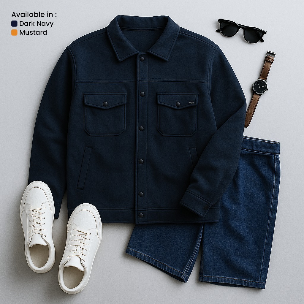 Ryusei Jaket Pria Boxy Fit Fukusaki