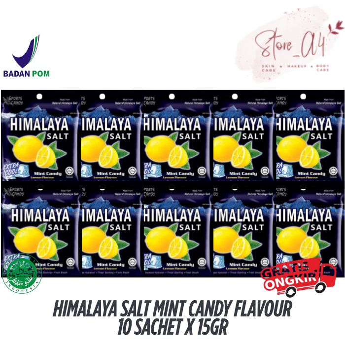 

Himalaya Salt Mint Candy Flavour 10 Sachet x 15gr
