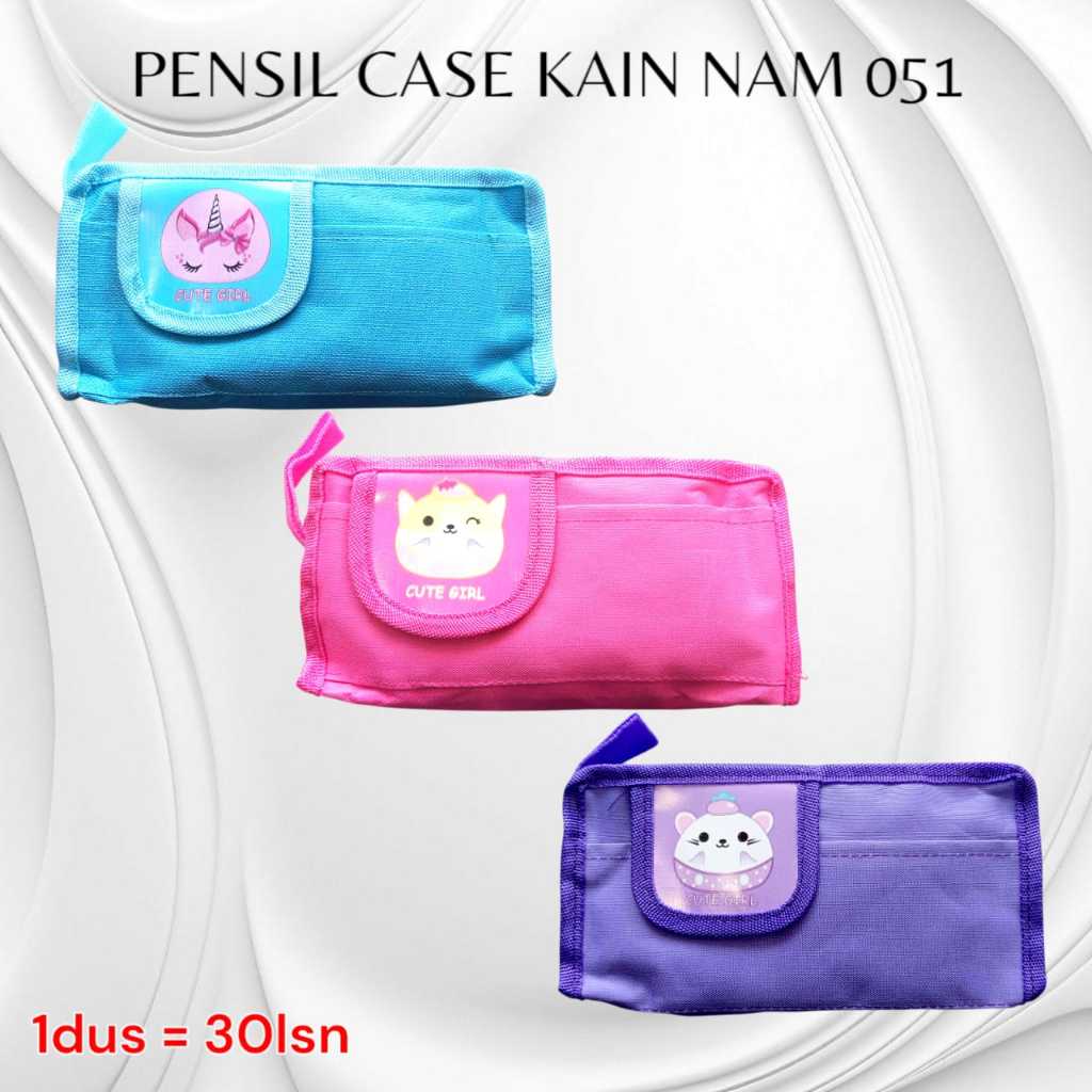 

PENSIL CASE KAIN RESLETING NAM 051 WARNA
