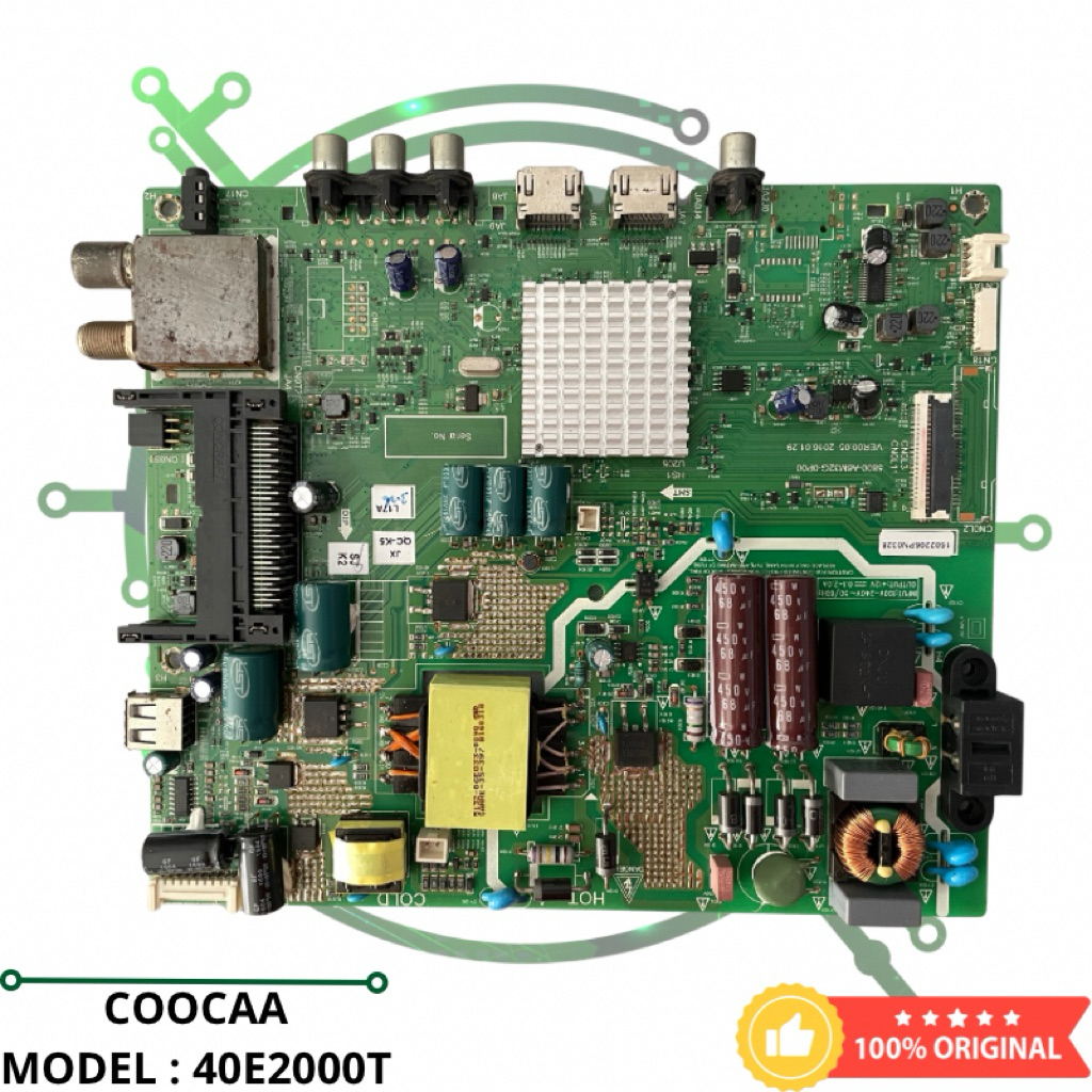 MB MOBO MAINBOARD MESIN TV LED COOCAA 40 INCH 40E2000T 40E2000T