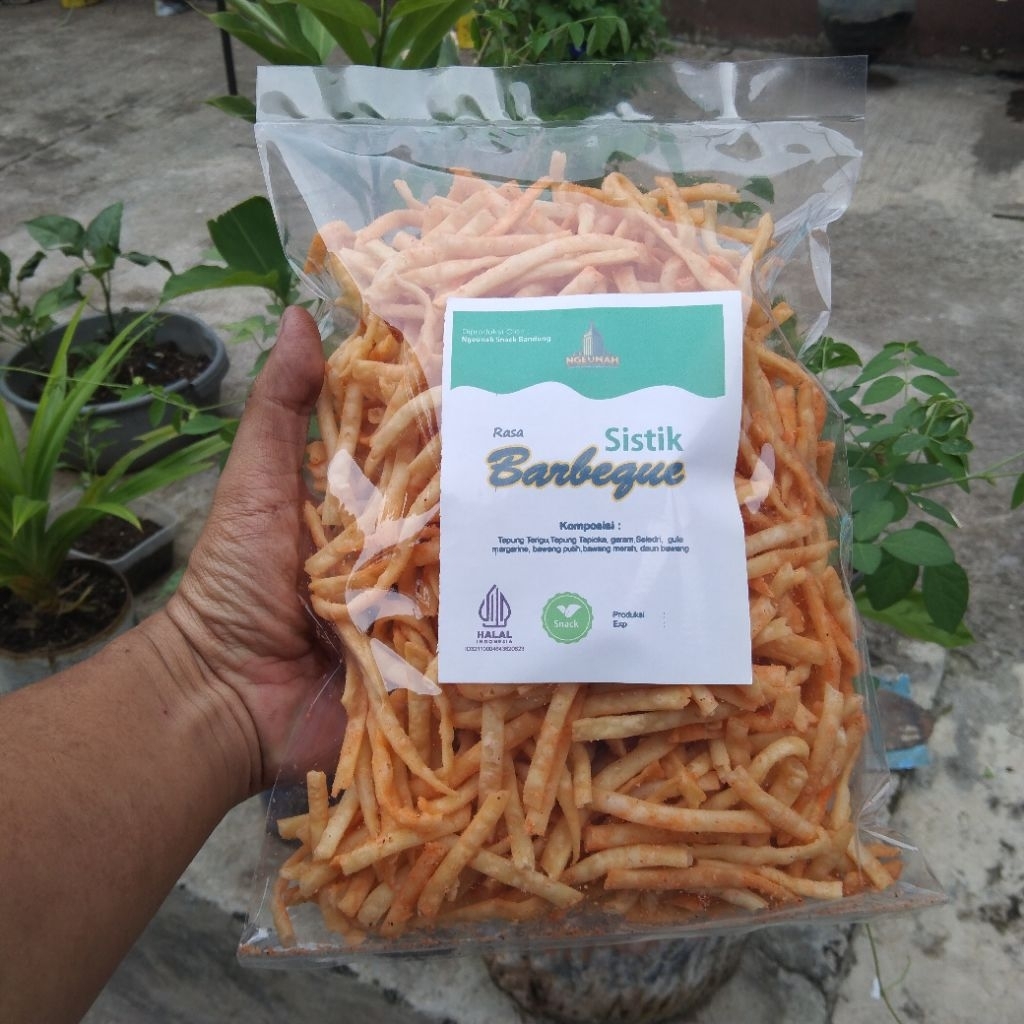 

Sistik bawang 1Kg – ( Rasa Barbeque ) Renyah Gurih Murah Enak