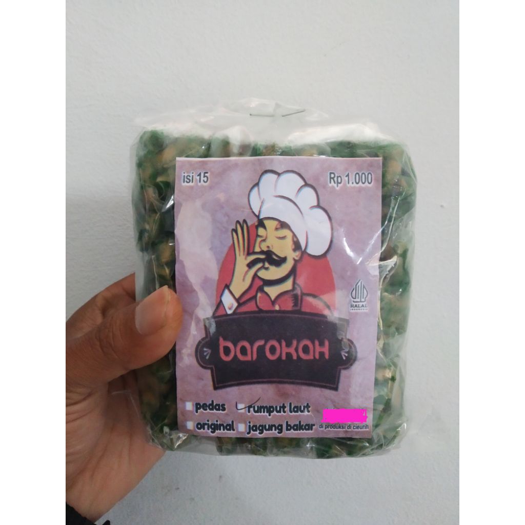 

makaroni bantat rumput laut ( tidak pedas ) versi pack/ pcs