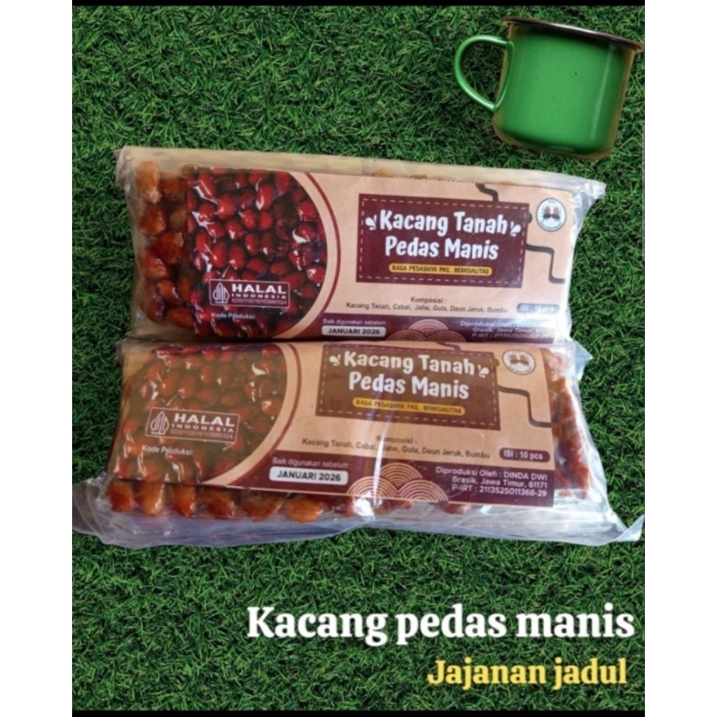 

kacang tanah pedas manis 2 pack (isi 20)